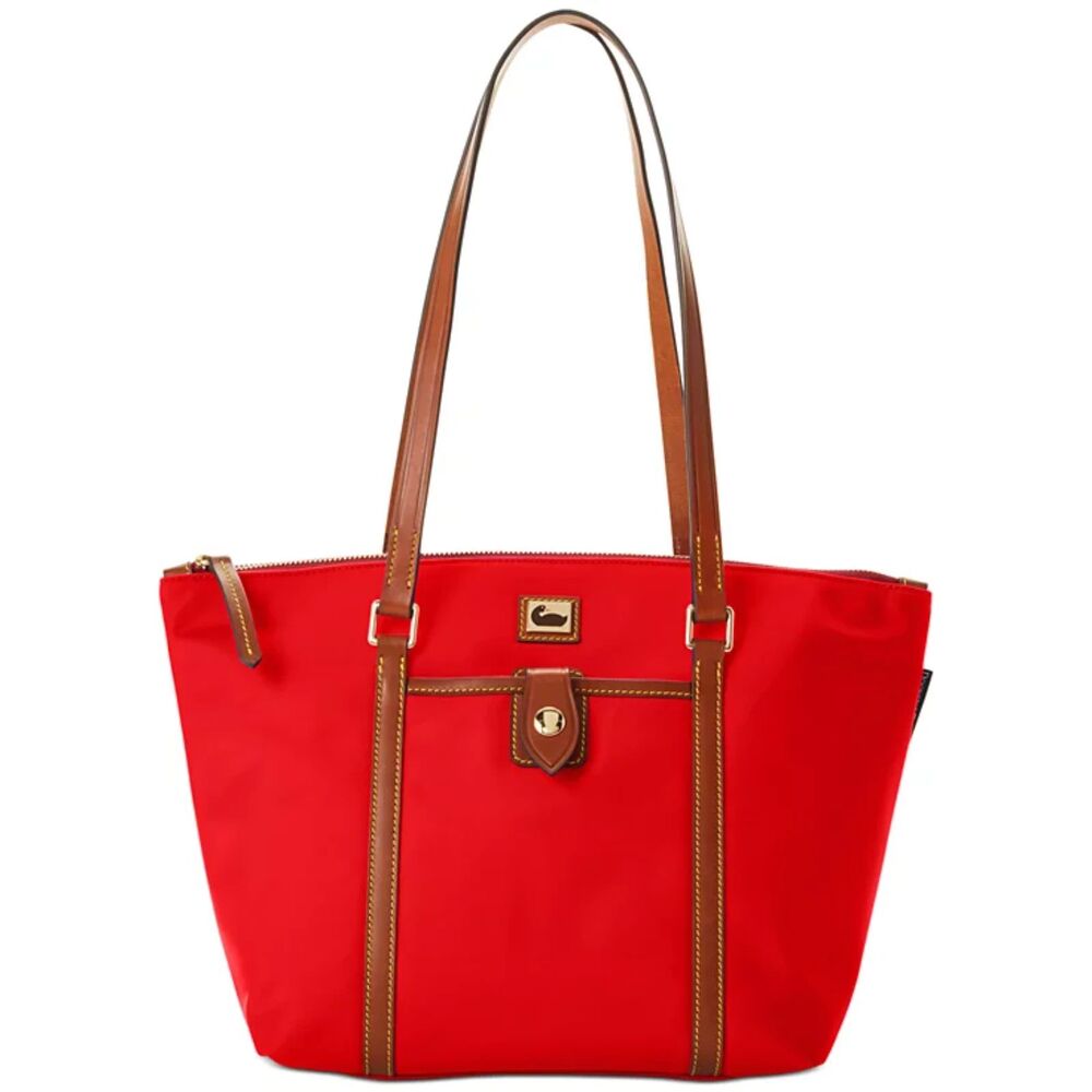 Dooney & Bourke Wayfarer Nylon Zip Tote Pink EUC